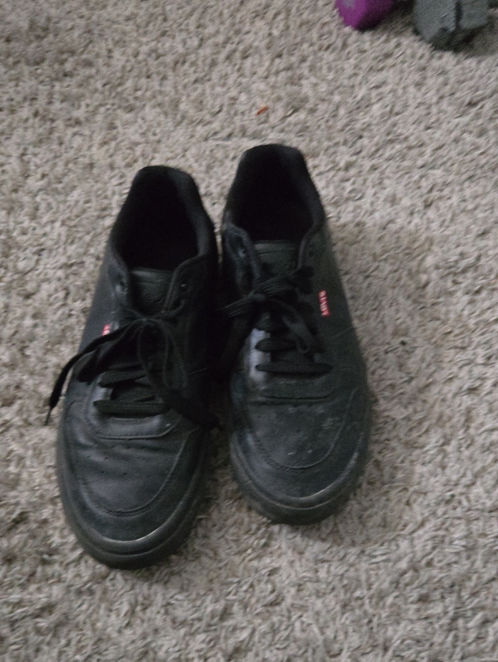 Levi's Men's Black Low-Top Lace-Up Sneakers